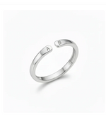 Anello Doppia Iniziale Regolabile LUMERIS · 9